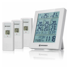 Statie meteo Bresser ClimaTrend Hygro Quadro Prestige 7000025GYE000, termometru, higrometru, 3 senzori