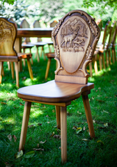 Scaun sculptat