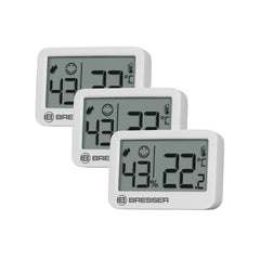 Set 3 statii meteo Bresser Tempy 7000050, termometru, higrometru