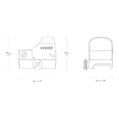 Hawke Red Dot Sight Digital Control