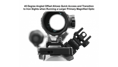 Flip-up rear sight 45degree