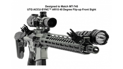 Flip-up rear sight 45degree