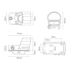Delta MiniDot III 3MOA