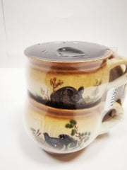 Set 2 cani cafea cu motive vanatoresti