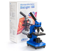 Microscop Delta Optical BioLight 100 albastru