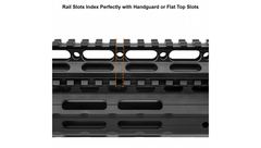 Picatinny super slim riser mount 0.5'' 13 slot